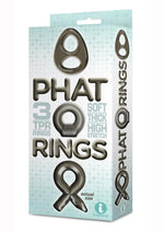 Load image into Gallery viewer, The 9&#39;s - Phat Rings Smoke 2, Chunky Cock Rings - Smoke
