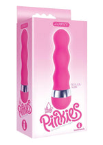 Load image into Gallery viewer, The 9&#39;s - Pinkies, Curvy Silicone Mini Vibrator - Pink - 4.5in
