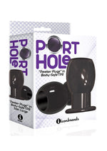 Load image into Gallery viewer, The 9&#39;s - Port Hole Hollow Butt Plug - Black

