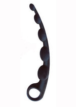 Load image into Gallery viewer, The 9&#39;s - S-Curves Silicone Anal Beads - Black
