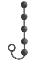 Load image into Gallery viewer, The 9&#39;s - S Drops Silicone Anal Beads - Black

