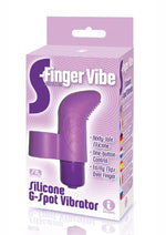Load image into Gallery viewer, The 9&#39;s - S-Finger Silicone G-Spot Vibrator - Purple
