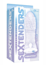 Load image into Gallery viewer, The 9&#39;s - Vibrating Sextenders, Nubbed - Clear
