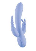 Load image into Gallery viewer, The Beat Trifecta Rechargeable Silicone Multifunction Rabbit Vibrator
