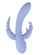 Load image into Gallery viewer, The Beat Trifecta Rechargeable Silicone Multifunction Rabbit Vibrator
