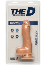Load image into Gallery viewer, The D Master D Firmskyn Dildo with Balls - Flesh/Vanilla - 7.5in
