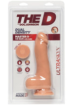 Load image into Gallery viewer, The D Master D Ultraskyn Dildo with Balls - Flesh/Vanilla - 7.5in
