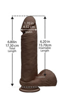 Load image into Gallery viewer, The D Perfect D Ultraskyn Dildo with Balls

