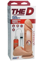Load image into Gallery viewer, The D Perfect D Ultraskyn Squirting Dildo - Vanilla - 7in
