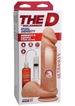 Load image into Gallery viewer, The D Perfect D Ultraskyn Squirting Dildo - Vanilla - 8in
