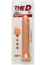 Load image into Gallery viewer, The D Realistic D Ultraskyn Dildo - Flesh/Vanilla - 12in
