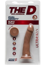Load image into Gallery viewer, The D Slim D Ultraskyn Dildo - Brown/Caramel - 6in
