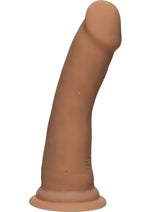 Load image into Gallery viewer, The D Slim D Ultraskyn Dildo - Brown/Caramel - 6in
