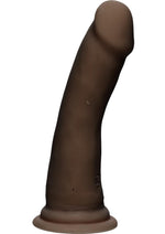 Load image into Gallery viewer, The D Slim D Ultraskyn Dildo - Black/Chocolate - 6in
