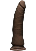 Load image into Gallery viewer, The D Thin D Ultraskyn Dildo - Black/Chocolate - 7in
