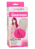 Load image into Gallery viewer, The Gripper Deep Ass Grip Masturbator - Ass - Frost/Pink
