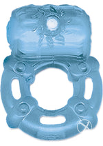 Load image into Gallery viewer, The Macho Nite-Lights Vibrating Cock Ring - Blue
