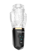 Load image into Gallery viewer, The Male Rose 2 Rechargeable Sucking Masturbator - Black/Clear
