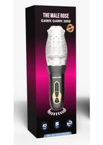Load image into Gallery viewer, The Male Rose Rechargeable Rotating Masturbator - Black/Clear
