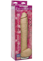 Load image into Gallery viewer, The Naturals Dildo with Balls - Vanilla - 12in
