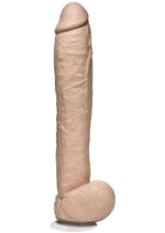 Load image into Gallery viewer, The Naturals Dildo with Balls - Vanilla - 12in
