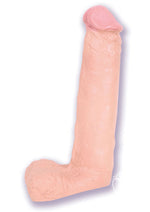 Load image into Gallery viewer, The Naturals Dildo with Balls - Flesh/Vanilla - 8in
