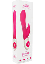 Load image into Gallery viewer, The Beaded Rabbit Rechargeable Silicone G-Spot Vibrator - Pink
