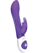 Load image into Gallery viewer, The Beaded Rabbit Rechargeable Silicone G-Spot Vibrator - Purple
