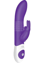 Load image into Gallery viewer, The Beaded Rabbit Rechargeable Silicone G-Spot Vibrator - Purple
