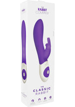 Load image into Gallery viewer, The Classic Rabbit Rechargeable Silicone G-Spot Vibrator - Purple
