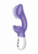 Load image into Gallery viewer, The Come Hither G-Kiss Butterfly Silicone Rechargeable Rabbit Vibrator

