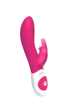Load image into Gallery viewer, The Come Hither Rabbit Rechargeable Silicone G-Spot Vibrator - Pink
