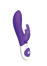 Load image into Gallery viewer, The Come Hither Rabbit Rechargeable Silicone G-Spot Vibrator - Purple
