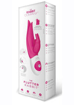 Load image into Gallery viewer, The Flutter Rabbit Rechargeable Silicone Rabbit Vibrator - Pink
