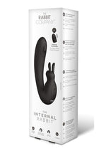 Load image into Gallery viewer, The Internal Rabbit Rechargeable Silicone Vibrator - Black
