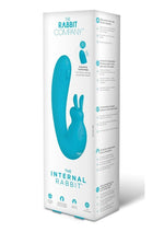 Load image into Gallery viewer, The Internal Rabbit Rechargeable Silicone Vibrator - Blue
