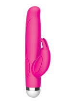 Load image into Gallery viewer, The Mini Rabbit Rechargeable Silicone Vibrator - Hot Pink/Pink - Small
