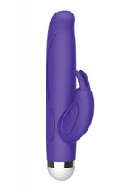 Load image into Gallery viewer, The Mini Rabbit Rechargeable Silicone Vibrator - Purple - Small
