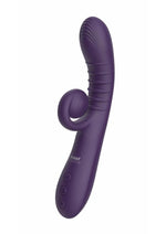 Load image into Gallery viewer, The Rabbit Company The Rolling Rabbit Rechargeable Silicone Vibrator - Purple
