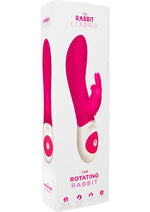 Load image into Gallery viewer, The Rotating Rabbit Rechargeable Silicone Vibrator - Pink
