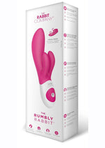 Load image into Gallery viewer, The Rumbly Rabbit Rechargeable Silicone Rabbit Vibrator - Hot Pink/Pink

