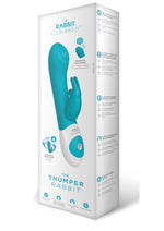 Load image into Gallery viewer, Rabbit Company The Thumper Rabbit Rechargeable Silicone Vibrator - Blue
