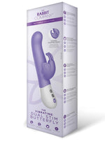 Load image into Gallery viewer, The Vibrating Dual Stim Butterfly Silicone Rechargeable Rabbit Vibrator - Purple
