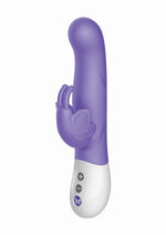 Load image into Gallery viewer, The Vibrating Dual Stim Butterfly Silicone Rechargeable Rabbit Vibrator
