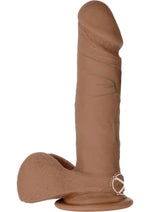Load image into Gallery viewer, The Realistic Cock Ultraskyn Dildo - Caramel - 6in
