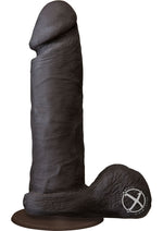 Load image into Gallery viewer, The Realistic Cock Ultraskyn Dildo - Black/Chocolate - 6in

