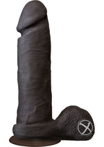 Load image into Gallery viewer, The Realistic Cock Ultraskyn Dildo - Black - 8in
