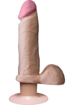 Load image into Gallery viewer, The Realistic Cock Ultraskyn Vibrating Dildo - Vanilla - 6in
