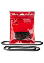 Load image into Gallery viewer, The Xplay Mix Pack Wrap Ring Silicone Slim 6, 9 - Black - 12in - 3 Pack
