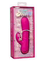 Load image into Gallery viewer, Thicc Chubby Honey Dual Motor Vibrator with Clitoral Stimulator - Pink
